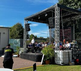 Musikalischer Rahmen zum Festakt "125-Jahre Freiwillige Feuerwehr Groß-Kölzig"