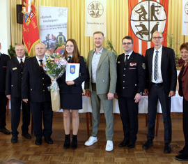 Paula Angrick erhielt das Ehrenzeichen des KFV