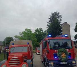 Festumzug anlässlich 90 Jahre FFW Preschen (Amt Döbern Land)