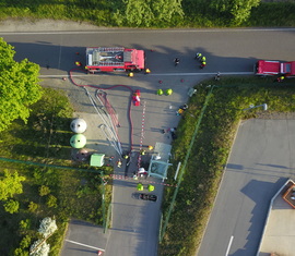 Gefahrgutübung der Feuerwehr – GAMS-Regel im Ernstfall trainiert