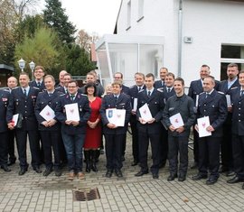 Gruppenfoto der 1. Auszeichnungs­veranstaltung der Stadt Spremberg.