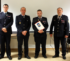 vlnr: Christian Otte (OWF), Steffe Theiler (GBM), Christoph Rother, René Schulze (KFV)