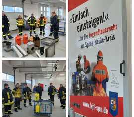 Einweisung in den Feuerlösch- und Schaumtrainer