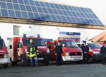 Völlig neu bereift: Die Einsatzfahrzeuge der Feuerwehr Peitz