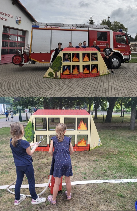 Impressionen vom neuen Brandhäuschen