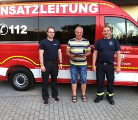 vlnr: Nico Hammel (stellv. WF), Thorsten Weichert, Rico Nowka (WF)