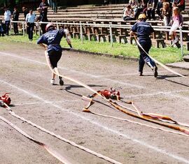 100m Hindernisbahn der Frauen