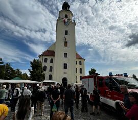 Herbst am Markt in Forst (Lausitz)