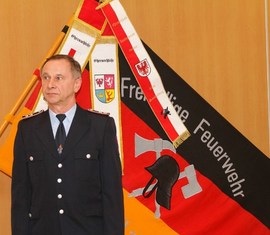 Vorsitzender des Fördervereines der Freiwilligen Feuerwehr Mulknitz e.V. Kam. Lothar Britze