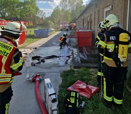 Einsatzübung der Amtsfeuerwehr Peitz
