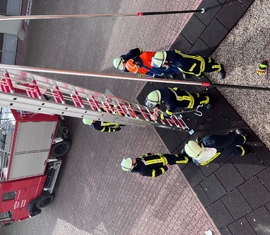 Ausbildung tragbare Leitern