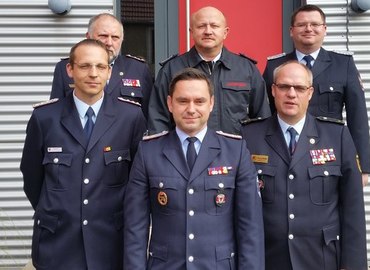 Von links nach rechts:
Hinten: Jürgen Steffen, Stefan Grothe, Lars Wirklich
Vorne: Randy Fechner, Frank Mehlow, Jan von Bergen