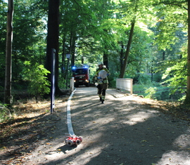 Aufbau der Wasserversorgung im Branitzer Park