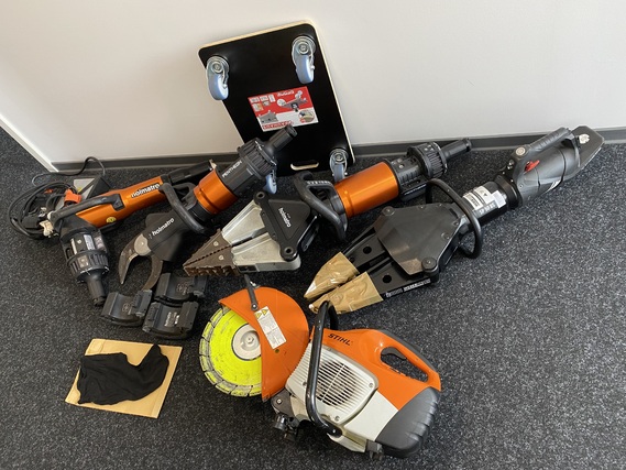 Sichergestellt Rettungswerkzeuge