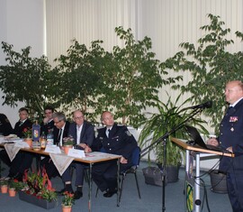 „Der Kreis&shy;feuerwehr&shy;verband Spree-Neiße ist dem Land immer 2 bis 3 Jahre vorraus.“ so Kreisbrandmeister Stefan Grothe.