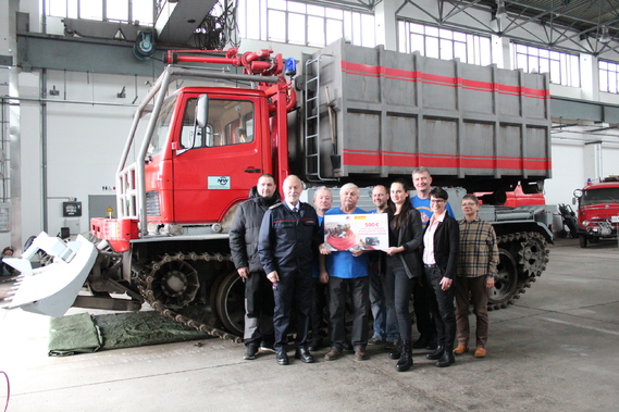 Ein imposanter Gewinner im Feuerwehrmuseum Welzow!