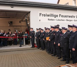 Der Chor singt zum feierlichen Anlaß