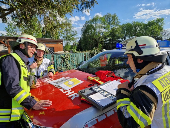 Einsatzübung der Amtsfeuerwehr Peitz