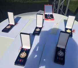 Ehrungen und Auszeichnungen im Rahmen des Festaktes "125 Jahre Freiwillige Feuerwehr Groß-Kölzig"