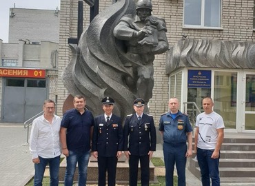 Besuch bei den russischen Kameraden