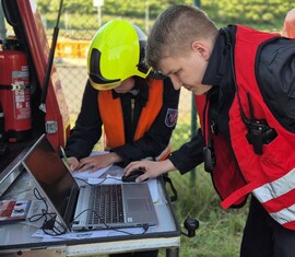 Gefahrgutübung der Feuerwehr – GAMS-Regel im Ernstfall trainiert
