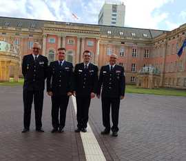 Die Delegation des KFV SPN e.V.: Stefan Kothe, René Bennewitz, Robert Buder und Siegmund Rückmann