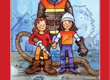 Titelbild des Malbuches zur Brandschutz&shy;erziehung