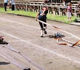 100m Hindernisbahn der Frauen