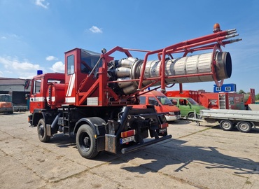 Das Abgaslöschfahrzeug