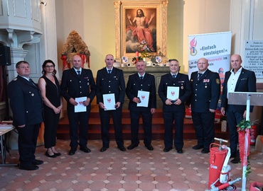 Verleihung Treue Dienst-Medaille in den Stufen Kupfer bis Gold