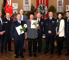 40 Jahre treue Dienste Amt Burg