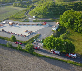 Gefahrgutübung der Feuerwehr – GAMS-Regel im Ernstfall trainiert