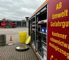 Abrollcontainer "AB Umwelt" der kreisfreien Stadt Cottbus