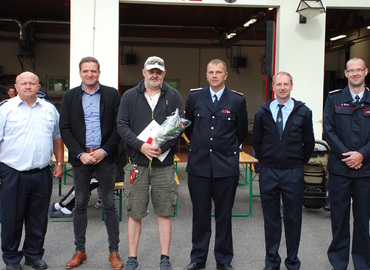 Ralf Hauptvogel erhielt das Deutsche Feuerwehr-Ehrenkreuz in Bronze