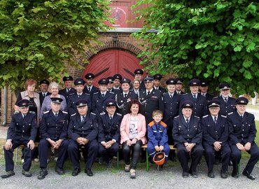 Ein Gruppenbild der Ortswehr Gablenz