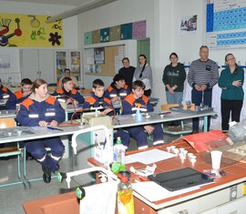 Ministerbesuch stärkt Feuerwehrbildung