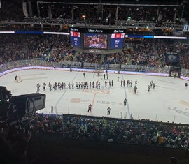 Bericht zum Besuch des Eishockeyspiels in Berlin