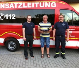 vlnr: Nico Hammel (stellv. WF), Thorsten Weichert, Rico Nowka (WF)