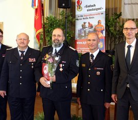 Jörg Fischer erhielt das Brandenburger Ehrenkreuz in der Stufe Gold
