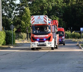 Ankunft in der Eintrachtallee 1a nach 7 Stunden Fahrt