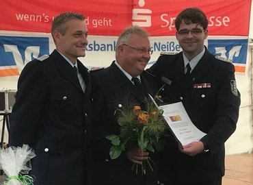 Lars Gabrecht (der stellv. OWF ), Gerd Kaufmann, Robert Buder (Vors. KFV SPN)