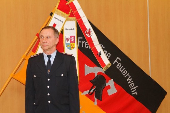 Vorsitzender des Fördervereines der Freiwilligen Feuerwehr Mulknitz e.V. Kam. Lothar Britze