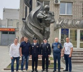 Besuch bei den russischen Kameraden