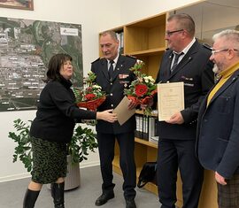 Neue Wehführung in Spremberg: Frank Balkow und stellv. Lars Wuschek