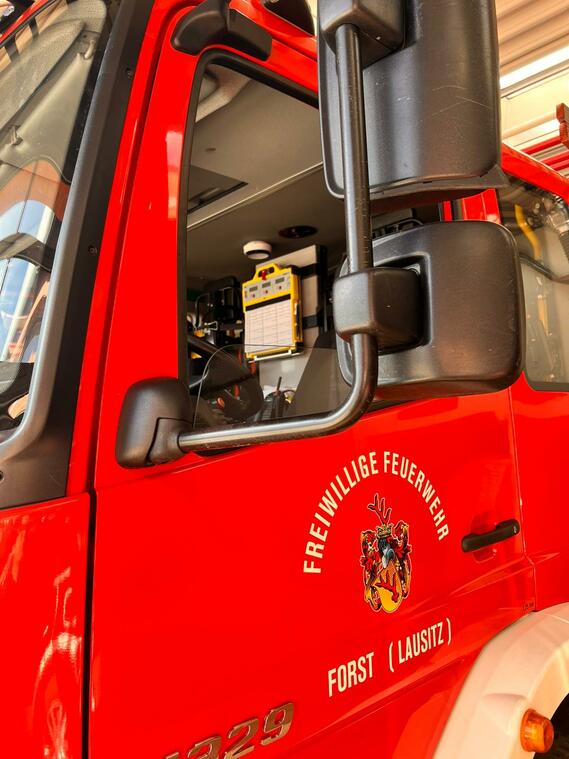 Mobilfunk Rauchmelder Mannschaftskabine HLF Forst