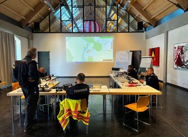 TEL - Technische Einsatzleitung im Branitzer Park, Lagekartenführung