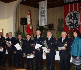 50 Jahre Freiwillige Feuerwehr - Kameraden der FF Peitz