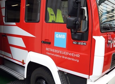 Das Einsatzfahrzeug der Betriebsfeuerwehr