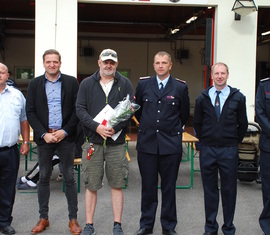 Ralf Hauptvogel erhielt das Deutsche Feuerwehr-Ehrenkreuz in Bronze