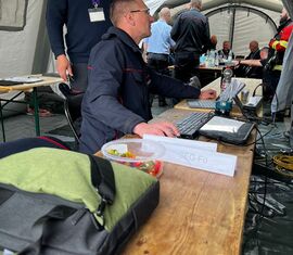Wipfel-BRAND 2025, Samstag, Stabsarbeit im Tropical Islands